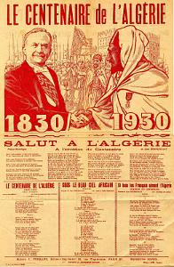 ORAN 1930 AFFICHE DU CENTENAIRE DE L ALGERIE 1830 1930-DOC ARMAND HERNANDEZ